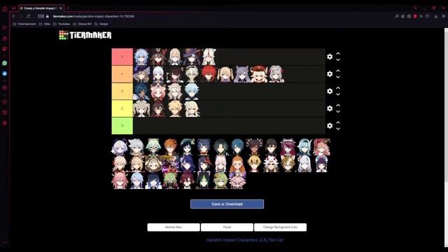 Genshin Impact Tier List~! (Pre-Sumeru) смотреть онлайн