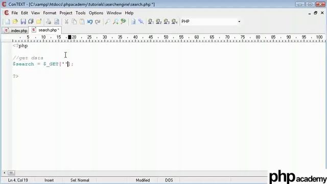 PHP Tutorials Create a Search Engine Part 1 смотреть онлайн