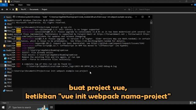 Cara Membuat Project Vue Js смотреть онлайн