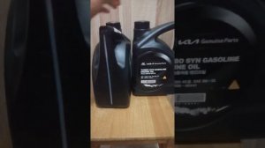 масло Hyundai Turbo SYN gasoline 5w-30 новая наклейка и новое отличие
