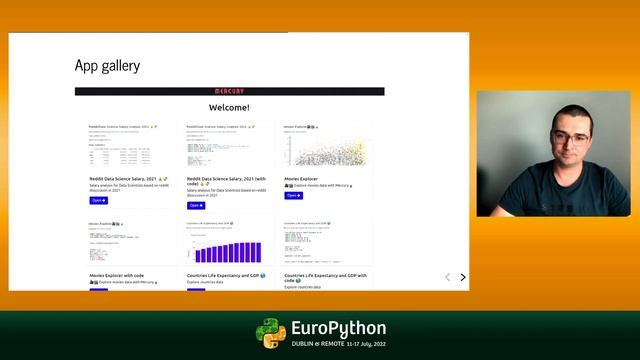 Mercury - Build & Share Data Apps from Jupyter Notebook - presented by Piotr Płoński смотреть онлайн