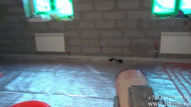 Как правильно укладывать водяной теплый пол в доме смотреть онлайн