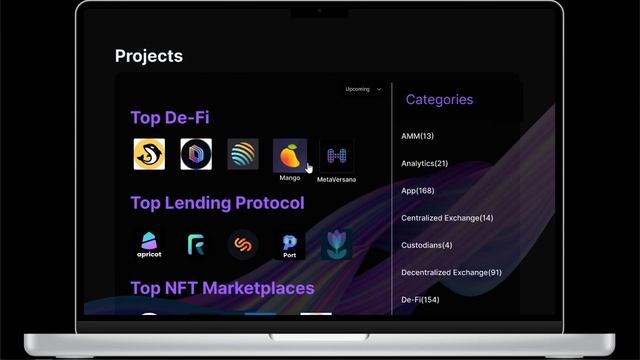 Solana Ecosystem Page Figma Design смотреть онлайн