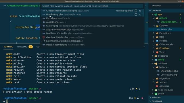 Laravel Tip - Run/Execute Almost Any Class As Artisan Command смотреть онлайн