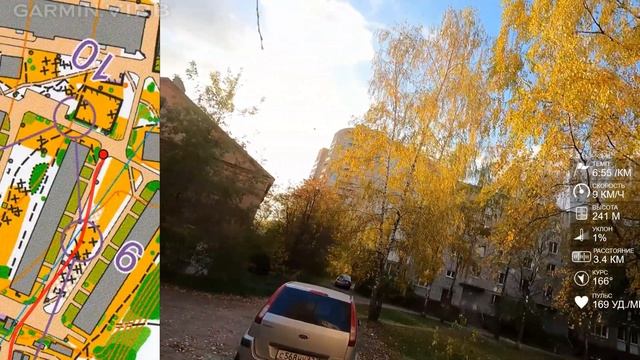 Спортивное ориентирование (headcam orienteering) - Как НЕ надо бегать спринт! Смоленск - 12.10.22 смотреть онлайн