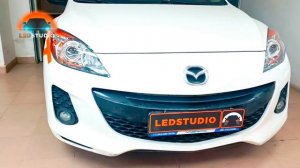 Mazda 3 BL модернизация света фар. Bi Led. Лазер.