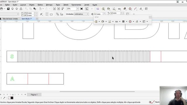 #32 - Como fazer o rebaixo em zig zag na letra caixa usando o eCut 7 Corel смотреть онлайн