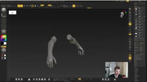 ZBrush Как разделить объект. Как объединить сабтулы в ZBrush
