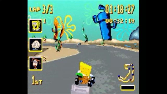 Nicktoons Racing (GBA) - All Cups (Easy) смотреть онлайн