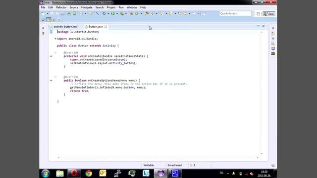 Java un Android kurss | #5 Pirmais Android projekts (ANDROID) смотреть онлайн