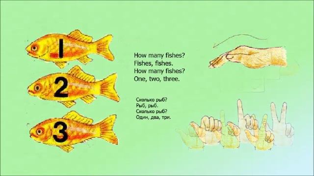 Song. Elephants And Fishes. Step 8. Get Ready 1. Счет на английском для детей.