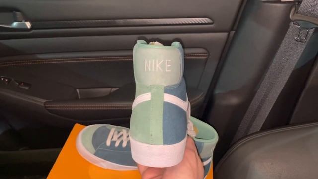 Nike Blazer Mid 77 Vintage Healing Jade Ash Green shoes смотреть онлайн
