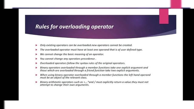 Operator overloading ppt c++ смотреть онлайн