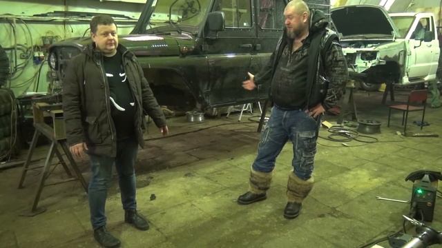 Тюнинг УАЗ Хантер. Собираем Болотоход 1700х750. [КрасавчеG] смотреть онлайн