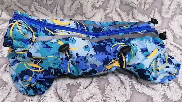 Зимний комбинезон для кроличьей таксы на фольгированном подкладе смотреть онлайн