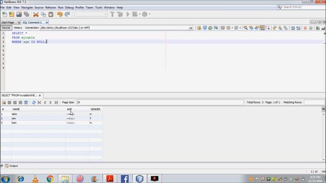 SQL8: QUERY USING THE KEYWORD NULL IN WHERE CLAUSE смотреть онлайн