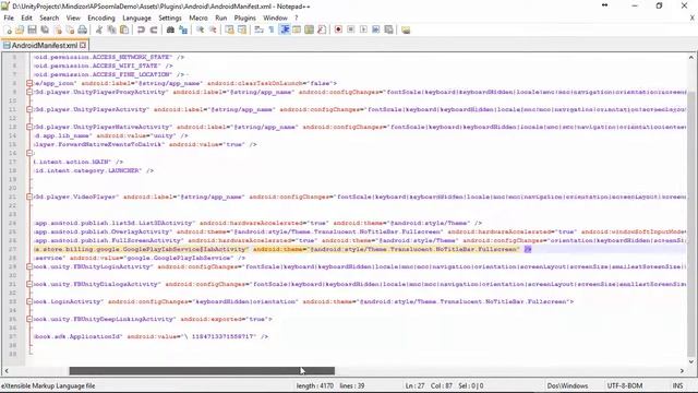 Unity Mindizor IAP Soomla - Part41 Startapp manifest file settings смотреть онлайн