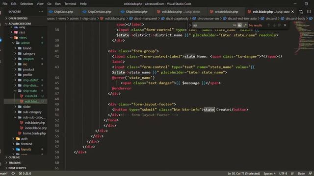#77 Admin Panel | Shipping Area| State Edit,Update & Delete смотреть онлайн