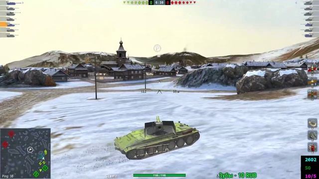 Wot blitz (Rhm.-Borsig Waffenträger лучшая ПТ-САУ 8?) смотреть онлайн