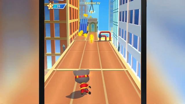 TALKING TOM HERO DASH NEW GAME level Spiral Roll Brick Man Run Sandwich Runner GAMING TV IMG 1992 смотреть онлайн