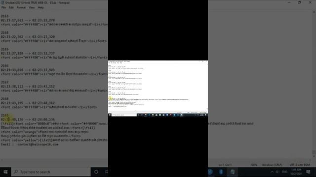 edit subtitle using notepad смотреть онлайн