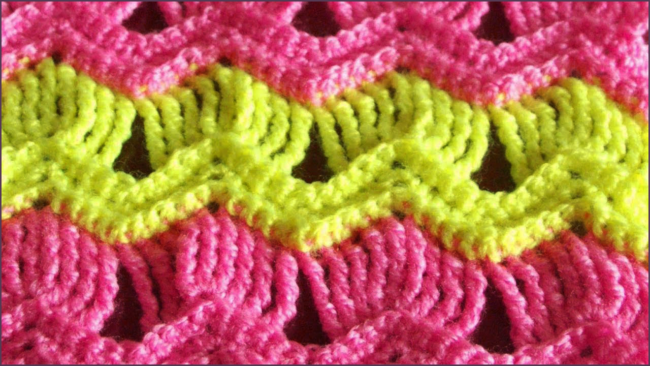 Плед крючком. Вязание пледа. Узор крючком.