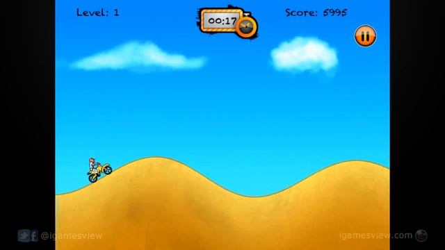 Dirt Bike MX Race Track Free Kids Racing Game - iPhone & iPad Gameplay Video смотреть онлайн