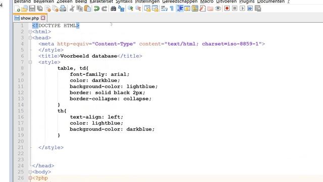 ITO OP4 Video 06 Northwind importeren en PHP script tabel & CSS смотреть онлайн