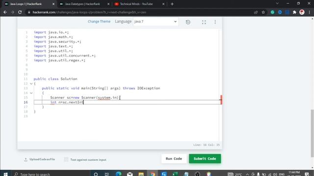 05 - hackerrank java - Java Loops I | hackerrank problem solving in java смотреть онлайн