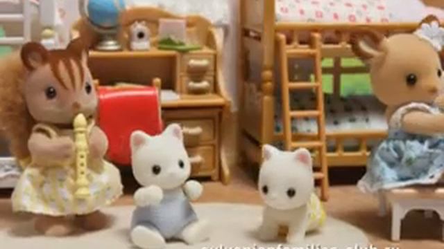 Трехэтажный дом Sylvanian Families смотреть онлайн