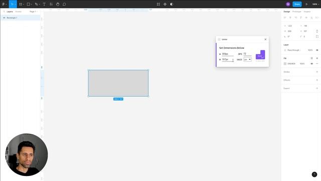 Dimensões no FIGMA [ Como usar os Centímetros ou Milímetros? ] Método Fácil com PLUGIN смотреть онлайн
