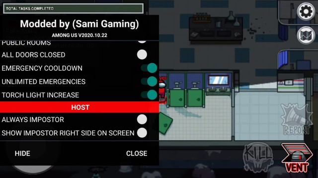 Among Us Mod Menu By Sami-Gamng; Unlocked; No-Clip; No Ads; Light! For Mobile Devices & PC смотреть онлайн