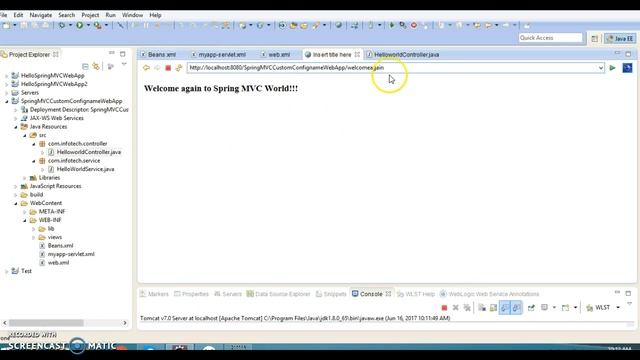 3.Change and manage more than one Spring MVC Context Config files. смотреть онлайн