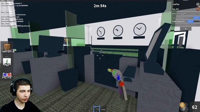 Играю с ПОДПИСЧИКАМИ и Раздаю подарки В Murder Mystery 2 Roblox смотреть онлайн