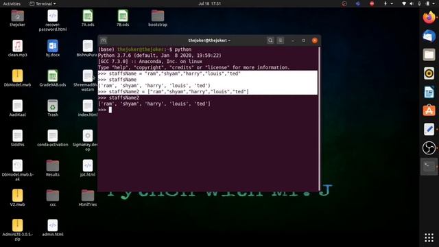 Lists in Python (array) || Arrays in Python || What are Lists ? || What are arrays ? || Python Ep4 смотреть онлайн