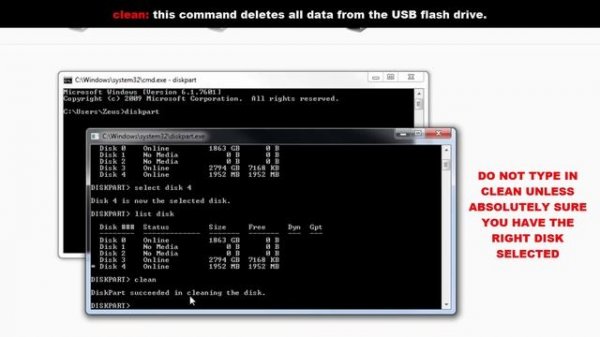 How to Format a USB Flash Drive using Command Prompt in Windows