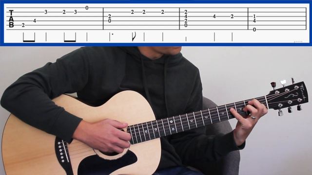 To Build A Home EASY Tabs Guitar Tutorial // Guitar Lesson смотреть онлайн