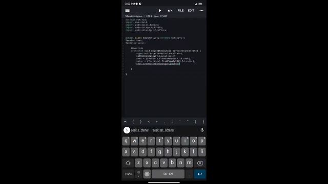 SEEK BAR EN JAVA N-IDE смотреть онлайн