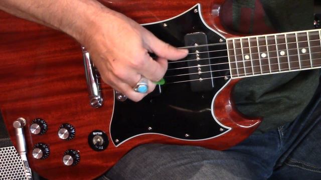Benson Custom Wound P-90 Pickups clean and dirty in Gibson SG with Deluxe Reverb смотреть онлайн