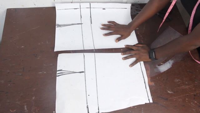 How to cut and sew pencil skirt with double layer flare / cutting/ sewing смотреть онлайн