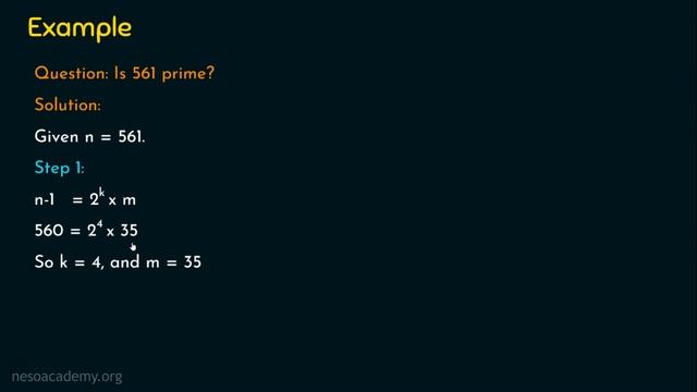 Testing for Primality (Miller-Rabin Test) смотреть онлайн
