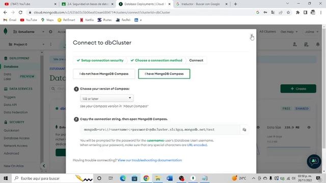 Usuarios y Roles con privilegios especificos en MongoDB Atlas смотреть онлайн