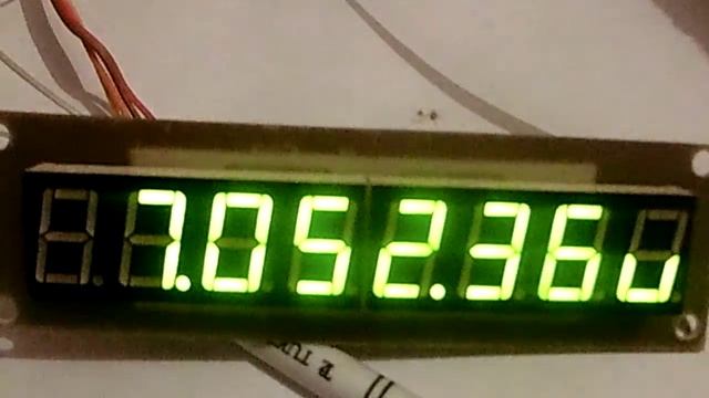 Синтезатор трансивера с LED индикатором смотреть онлайн