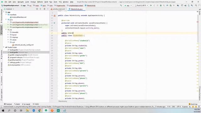 Simple Android Retrofit Example смотреть онлайн