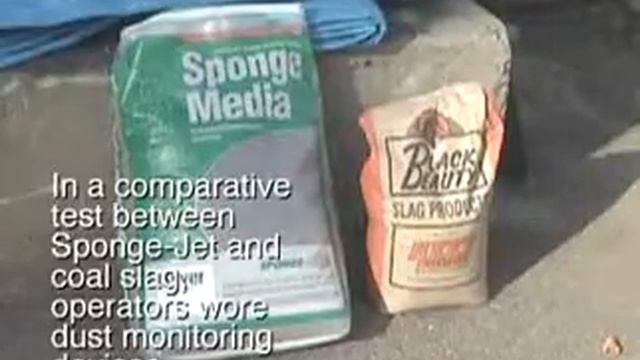 SPONGE бластинг Sponge-Jet без пыли