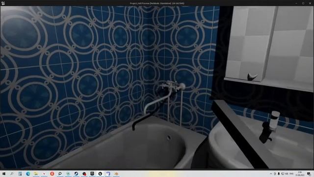 Создаём игру! "Ванная комната" #unrealengine #blender #games #development #моделирование смотреть онлайн
