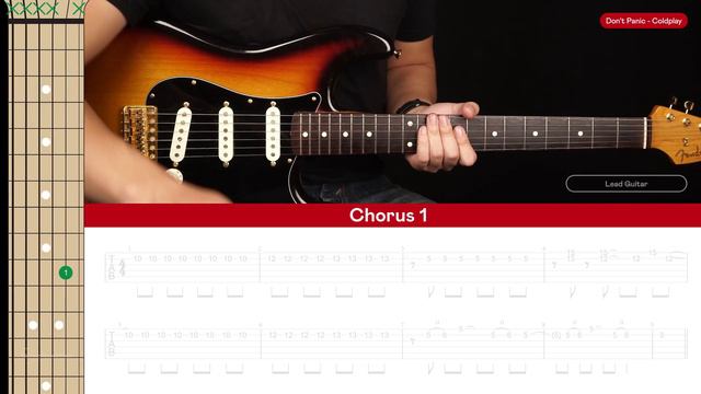 Don't Panic Guitar Cover Coldplay 🎸|Tabs + Chords| смотреть онлайн