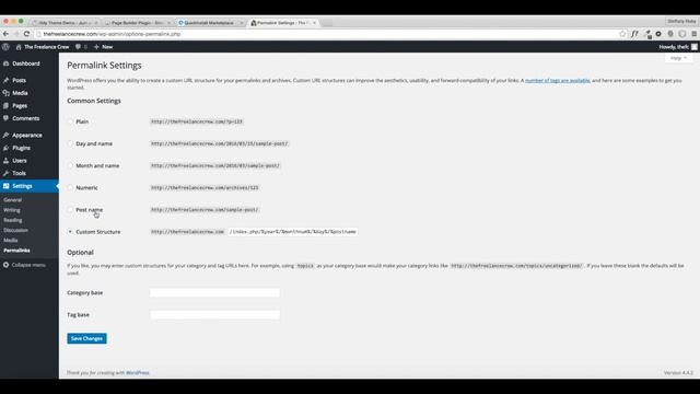 How To Change Permalinks In Wordpress (Get Pretty URLs) - Part 5 смотреть онлайн