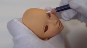 [BJD] Роспись куклы минифи Селин мейкап / фейсап [БЖД] BJD minifee Celine урок от WillStore