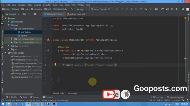 String Array Android Studio - Android tutorials # 12 смотреть онлайн